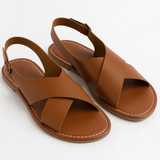 Cross Strap Sandalen