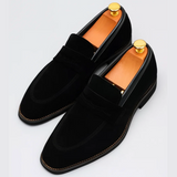 NoirVelvet Suede Loafer