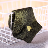 Hart glitter sokken