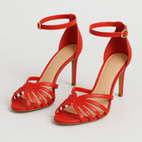 Vera Noir | Elegante hakken met kruising