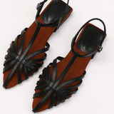 Vera Noir | Gekruiste Sandalen