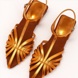 Vera Noir | Gekruiste Sandalen