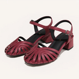 Vera Noir | Retro Sandalette