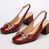 Novara | Gloss Slingback