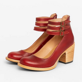 Vintage Elegance leren hakken