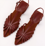 Vera Noir | Gekruiste Sandalen