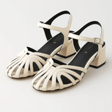 Vera Noir | Retro Sandalette