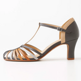 Vera Noir | T - band sandalen