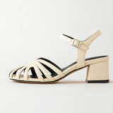 Vera Noir | Retro Sandalette