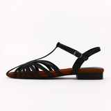 Vera Noir | Gekruiste Sandalen
