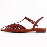 Vera Noir | Gekruiste Sandalen