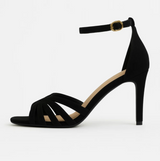 Vera Noir | Elegante hakken met kruising