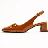 Novara | Leren slingback pumps