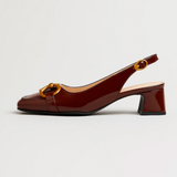 Novara | Leren slingback pumps