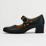 Ledere sandalen met sluiting