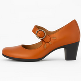 Ledere sandalen met sluiting