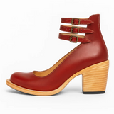 Vintage Elegance leren hakken