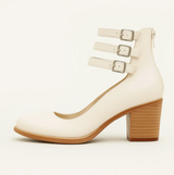 Vintage Elegance leren hakken