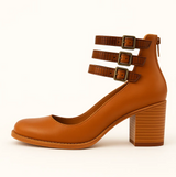 Vintage Elegance leren hakken