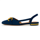 Novara | Slingback Platte schoenen