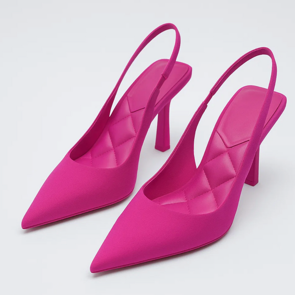 Elegant Curve OrthoLuxe Slingback Pumps