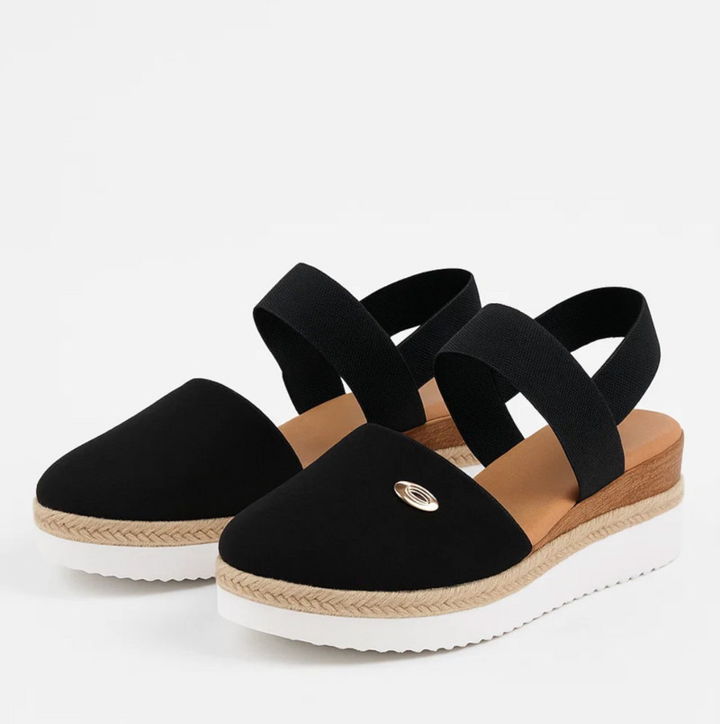 Open hak sandalen