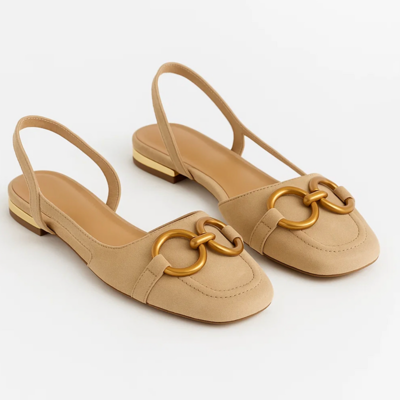Novara | Slingback Platte schoenen