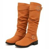 Suede Buckle Laarzen