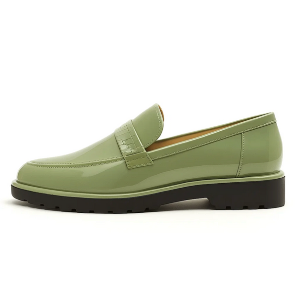 Glossy Comfort Loafers