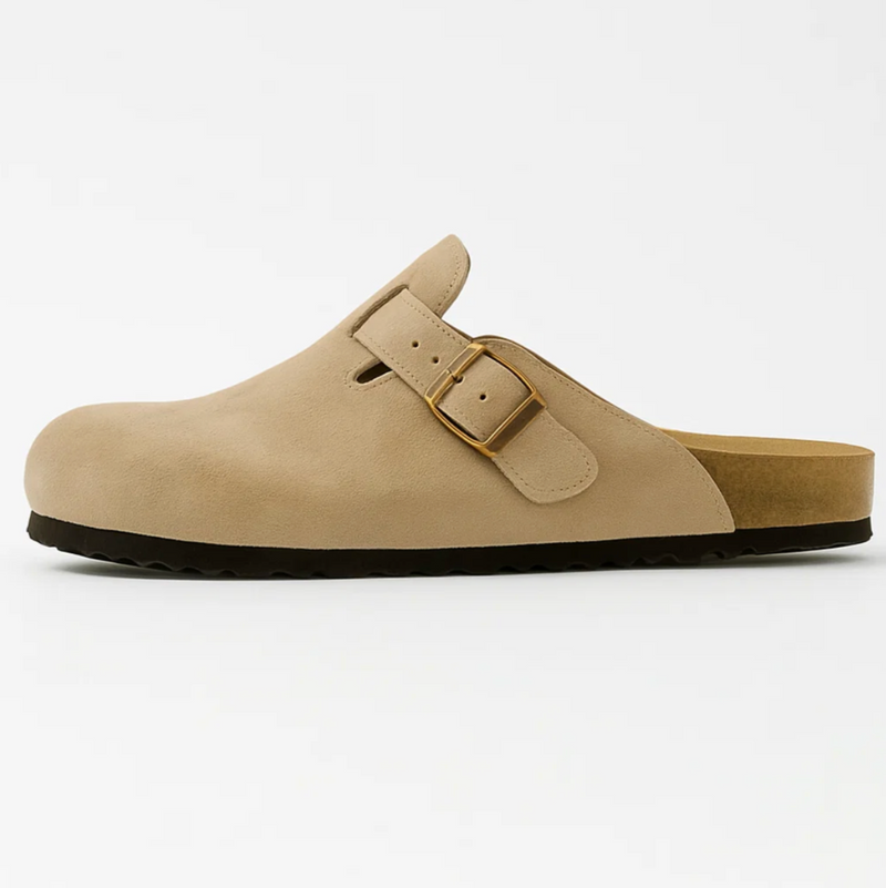 Suede Clogs