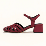 Vera Noir | Retro Sandalette