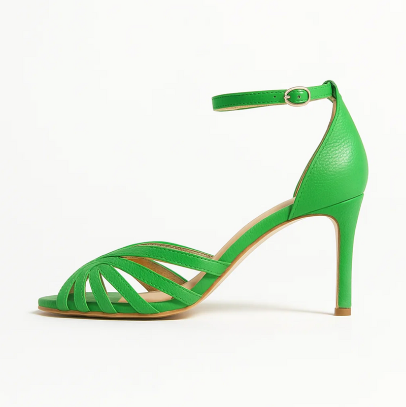 Vera Noir | Elegante hakken met kruising