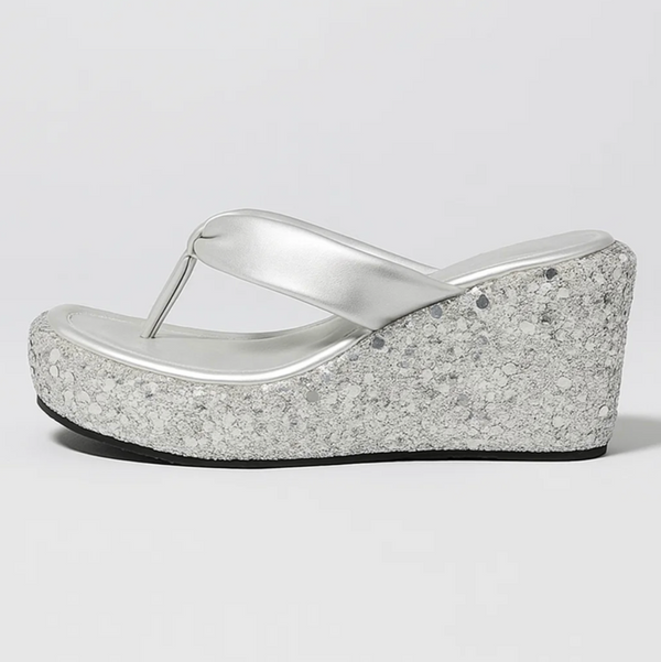 Glitter sandalen