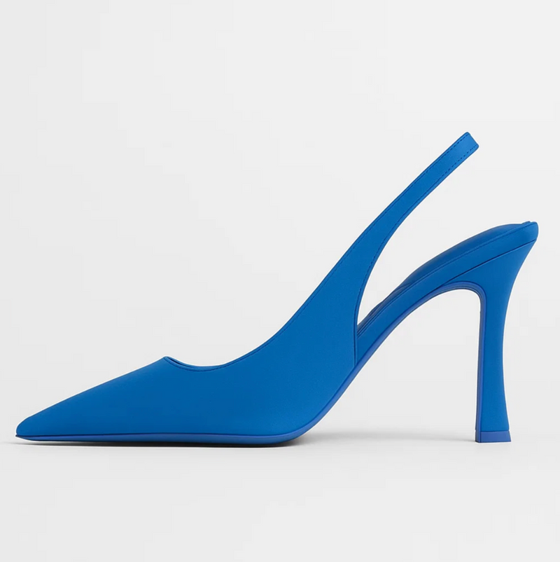 Elegant Curve OrthoLuxe Slingback Pumps