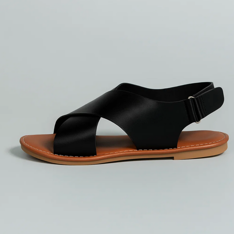 Cross Strap Sandalen