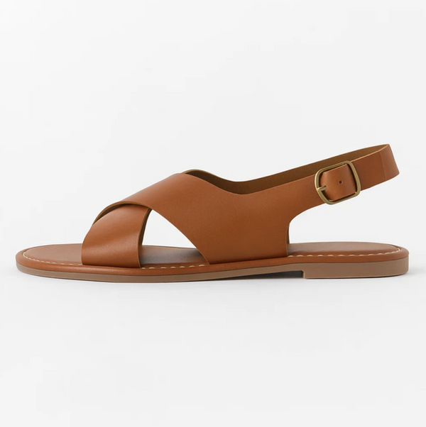 Cross Strap Sandalen