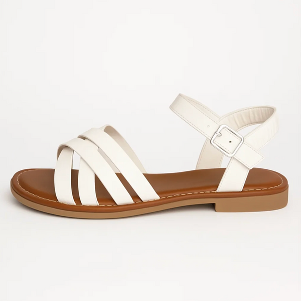 Gevlochten Leren Dames Sandalen