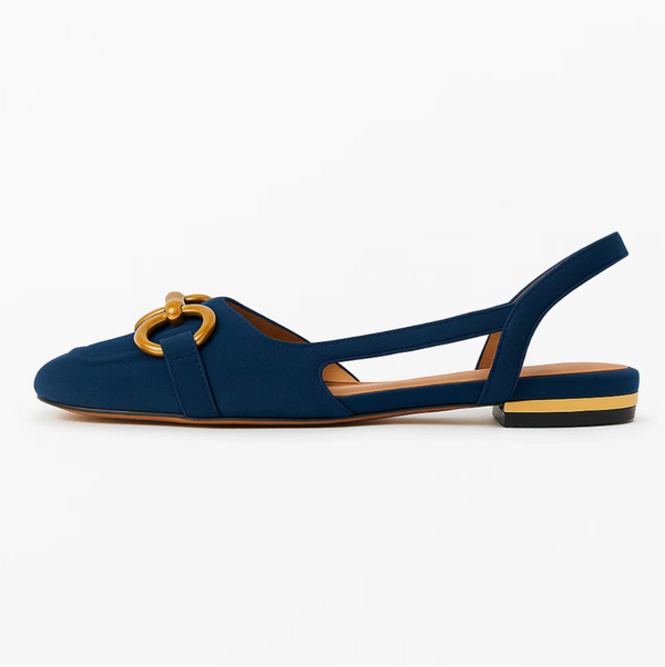 Novara | Slingback Platte schoenen