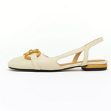 Novara | Slingback Platte schoenen