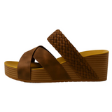 Sandalen gevlochten motief