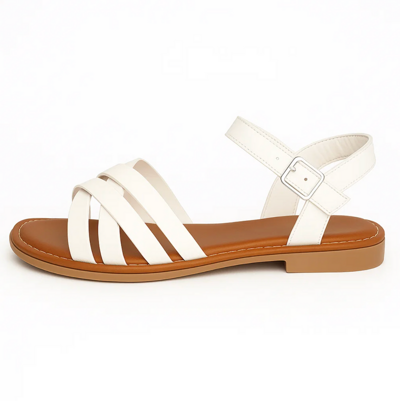 Gevlochten Leren Dames Sandalen