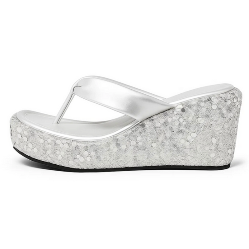 Glitter sandalen