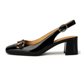 Novara | Gloss Slingback